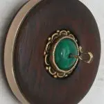 malachite gemstone ringspindle