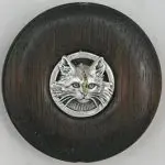 kitty 2 inch walnut whorl front view