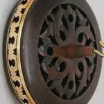 pierced brass flower ringspindle