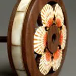 Sea shells walnut whorl Ringspindle