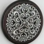 silver art nouveau filigree side view