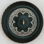 silver lace special edition two 1/8 inch ebony whorl front view