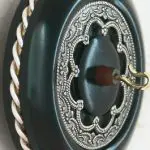 silver lace special edition two 1/8 inch ebony whorl side view