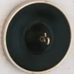 solid ebony two inch whorl