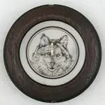 two inch wolf walnut whorl rinspindle front view