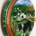 Border collie Ringspindle side view