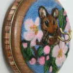 Mouse vintage Ringspindle side view