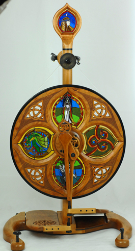 Celtic queen spinning wheel
