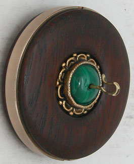 malachite gemstone ringspindle