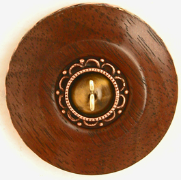 Tiger Eye gemstone ringspindle front view