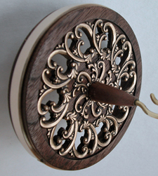 art nouveau filigree ringspindle