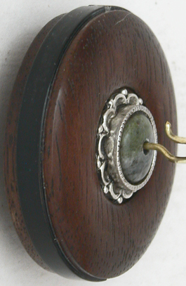 connemara marble two inch walnut whorl side view