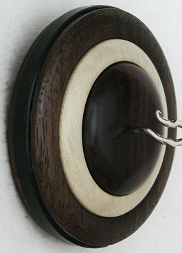 ebony gemwood series 2 3/4 inch ringspindle side view