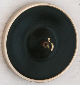 solid ebony two inch whorl