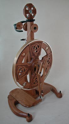 Celtic cross spinning wheel