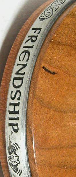 Friendship spindle ring detail