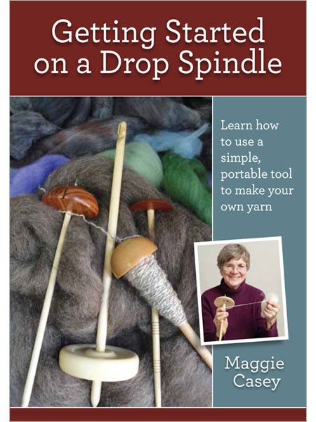 Getting started on a drop spindle book cover