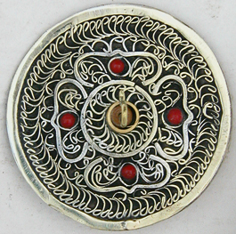 Nepalese mandala Ringspindle front view