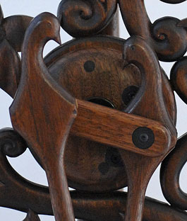 Taking flight II spinning wheel footman detail