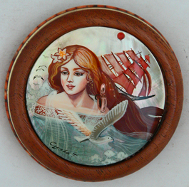 Maiden of the coral seas Ringspindle front view