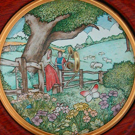 Shepherds in love Ringspindle close up